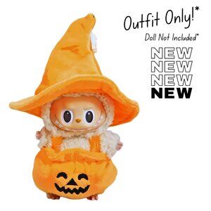 LABUBU Halloween Holiday Puffy Pumpkin Outfit for Doll NEW